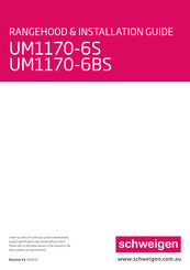 Schweigen UM1170-6BS Installation Manual