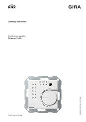 Gira 2100 Series Operating Instructions Manual