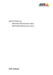 Axis P4707-PLVE User Manual