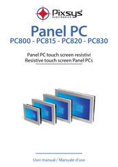 Pixsys PC830 User Manual