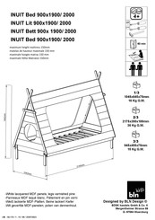 BLN Kids INUIT Bed 900x1900/ 2000 Manual