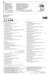 ABB EF19 Installation Instructions