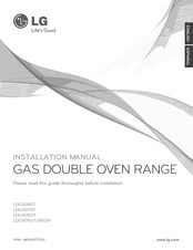 LG LDG3019ST Installation Manual