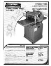 General International 30-125CE M1 Operating Instructions Manual