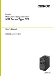Omron SYSDRIVE MX2 SERIES User Manual