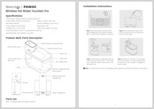 Waterdrop PAWAii Wireless Pet Water Fountain Pro Manual