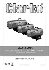 Clarke 2100DV User Instructions