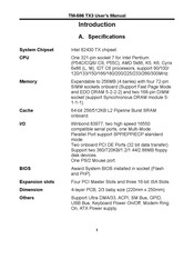 Totem TM-586 TX3 User Manual