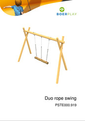 BOERPLAY Duo rope swing Manual