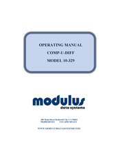 Modulus COMP-U-DIFF 10-329 Operating Manual