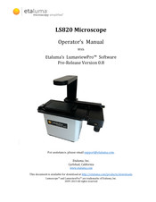Etaluma LS820 Operator's Manual