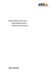 Axis Q1656-B User Manual