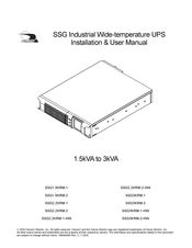 Falcon SSG1.5KRM-1 Installation & User Manual