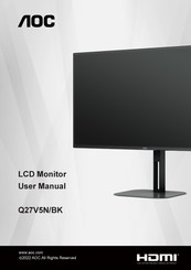 AOC Q27V5N/BK User Manual