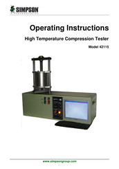 Simpson 0042115-220-ASM Operating Instructions Manual