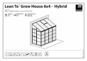 Palram Rean To Grow House 8x4 Hybrid Manual