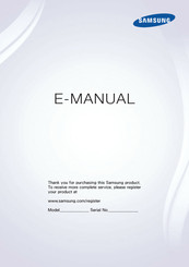Samsung UE78JS9500 E-Manual