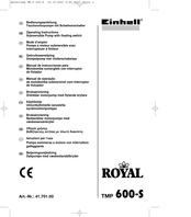 EINHELL 41.701.50 Operating Instructions Manual