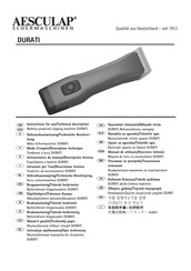 Aesculap DURATI Instructions For Use/Technical Description