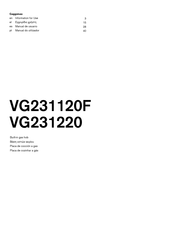 Gaggenau VG231220 Instructions For Use Manual