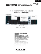 Onkyo SKW-540 Service Manual