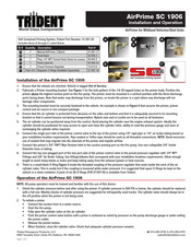Trident AirPrime SC 1906 Wildland Unit Installation And Operation Manual