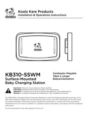 Koala Kare KB200-05SS Installation & Operation Instructions