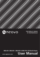 AG Neovo SMQ-6501 User Manual