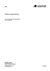 STEINEL 085643 Operating Instructions Manual