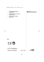 Ultranatura EH-100 Original Operating Instructions