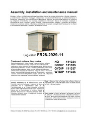Palmako FR28-2929-11 Assembly, Installation And Maintenance Manual