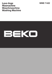 Beko WMB 71422 Manual
