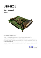 DAQ system USB-IK01 User Manual