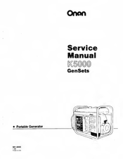 Onan GenSets K5000 Service Manual