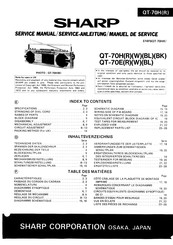Sharp QT-70EW Service Manual