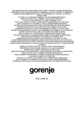 Gorenje DVG A 8545 AX Installation Instructions Manual