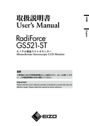 Eizo RadiForce GS521-ST User Manual