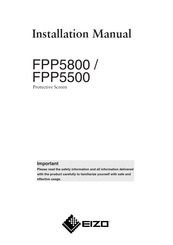 Eizo FPP5500 Installation Manual