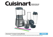 Cuisinart Hurricane CPB-380P1 Instruction And Recipe Booklet