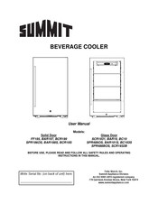 Summit SPR196OS User Manual