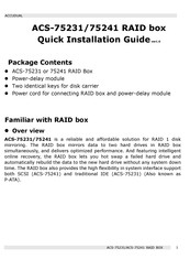 AccuDual ACS-75241 Quick Installation Manual