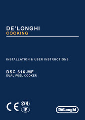 DeLonghi DSC 616-MF Installation & User's Instructions