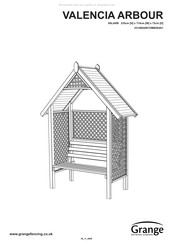 Grange VALENCIA ARBOUR 221406A001OMBZ04A1 Assembly Instructions Manual