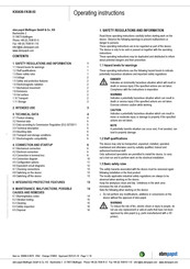 ebm-papst K3G630-FA38-03 Operating Instructions Manual