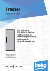 Beko RFNE 270 K31 W User Manual