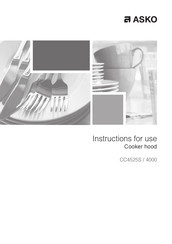 Asco CC4525S / 4000 Instructions For Use Manual