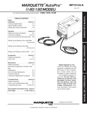 Lincoln Electric MARQUETTE AutoPro 140 Operator's Manual