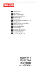 Franke FST PLUS 908 Series User Manual