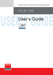 Barco RML W6 User Manual