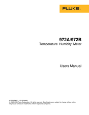 Fluke 972A User Manual